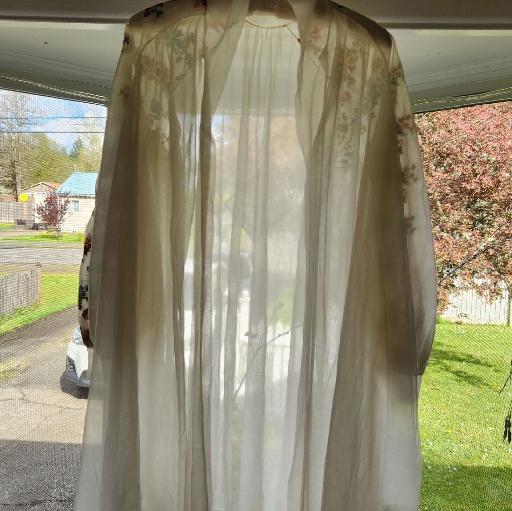 Handmade Sheer Ukrainian Robe - Picture 3 of 11